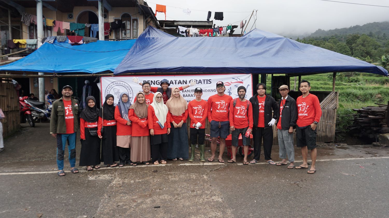 Posko Jenggala dan Prudential Bantu Korban Banjir Sumatera